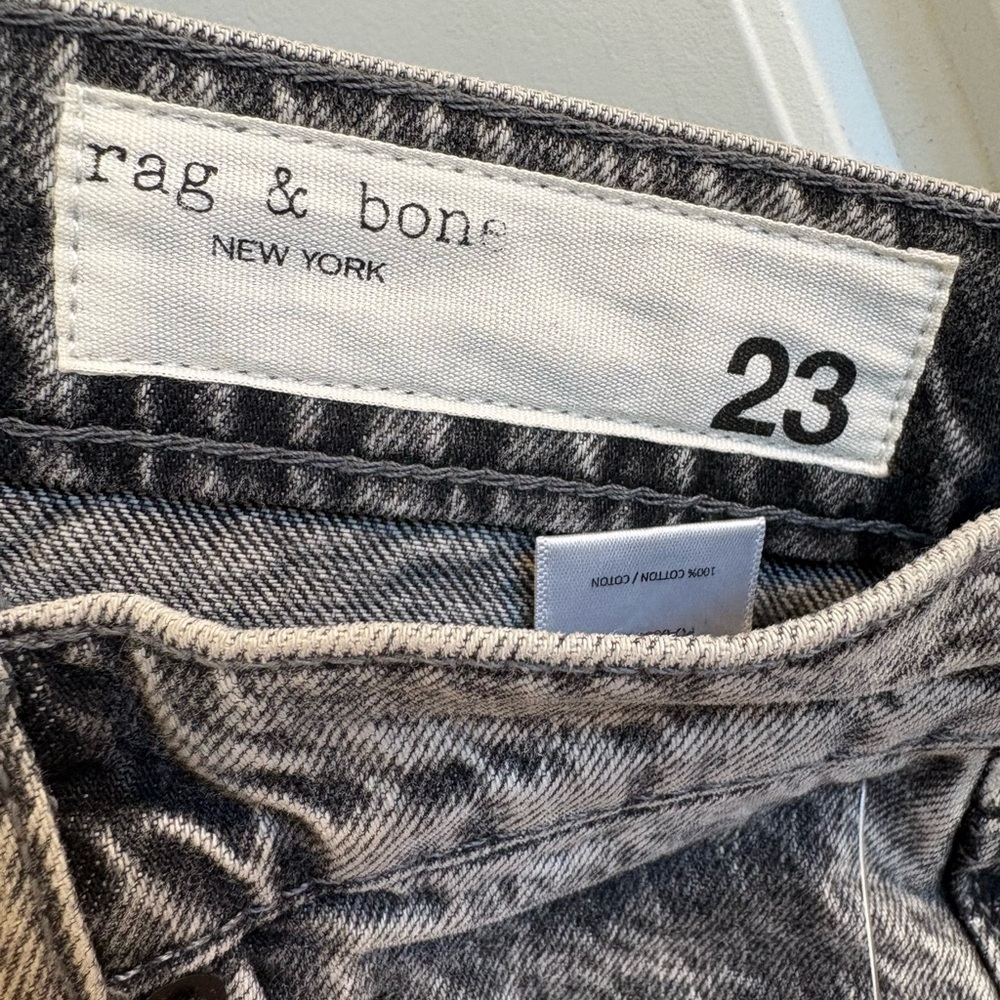 rag & bone NEW Alex High-Rise Straight-Leg Jeans Size 23 - Picture 7 of 8